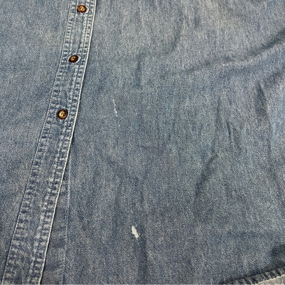 Cartoon Network Scooby-Doo Denim Vest Shirt Vintage 2000s Y2K Size 26/28W - Picture 5 of 9